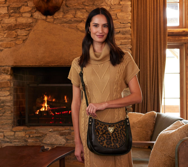 Patricia Nash Camille Haircalf Hobo Crossbody — View 10