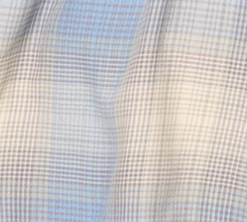 Me by Jennie Garth Ynez Drapey Flannel Blouse with Curve Yoke — View 2