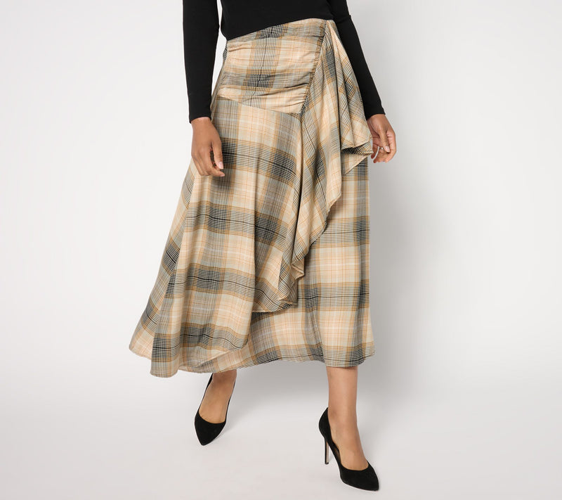 Me by Jennie Garth Petite Ynez Woven Ankle Skirt — View 12