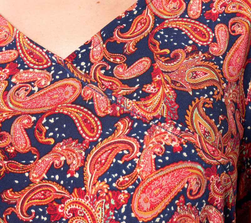 Studio Park X Jane Treacy Regular Faux Wrap Knit Dress — View 10