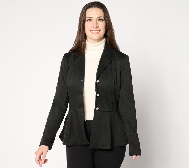 Studio Park X Jane Treacy Knit Peplum Jacket — View 5