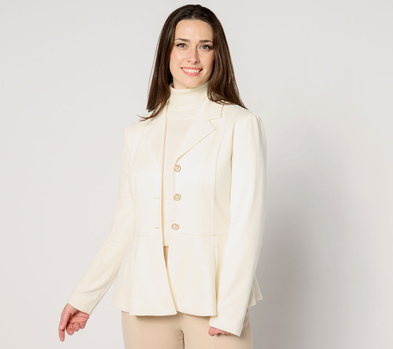 Studio Park X Jane Treacy Knit Peplum Jacket — Main view