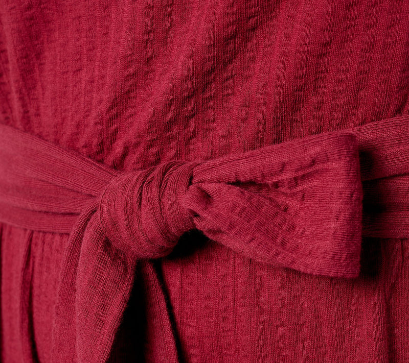 AnyBody Petite DayDreamer Knit 3/4 Sleeve Tie Waist Jumpsuit — View 9
