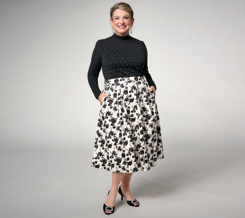 Studio Park x Jane Treacy Printed Ball Skirt — View 5