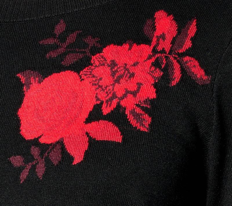 Studio Park X Jane Treacy Placed Floral Sweater — View 8