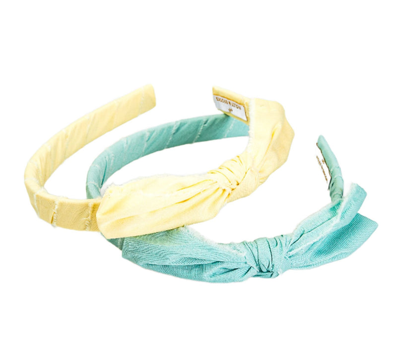 Violet & Brooks Abby Cotton Mini Bow Headband — View 2