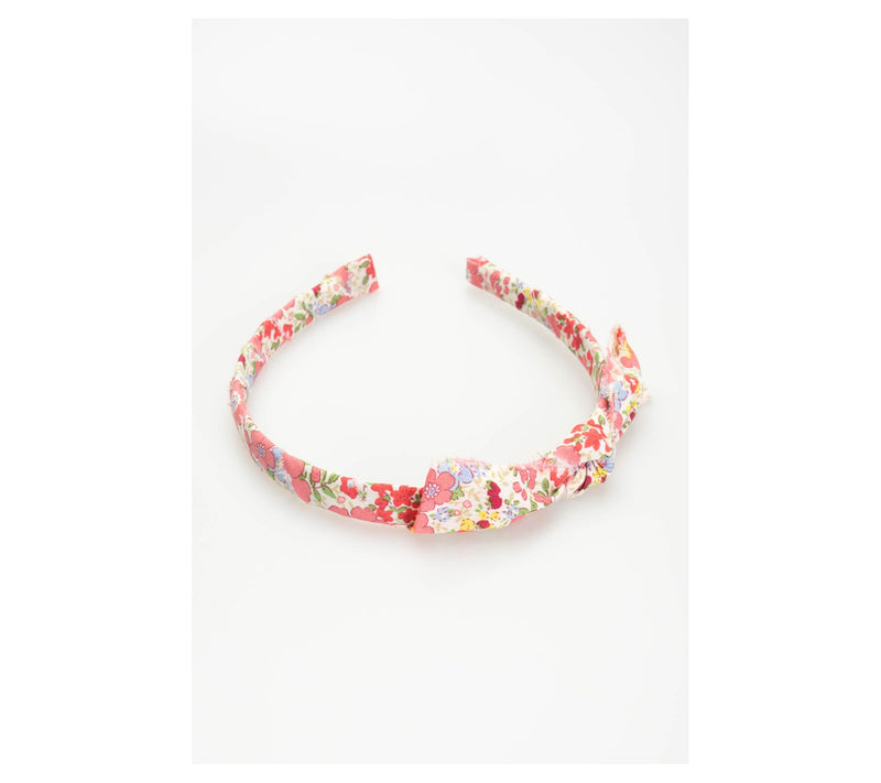 Violet & Brooks Charlotte Preppy Bow FloralHeadband — View 7