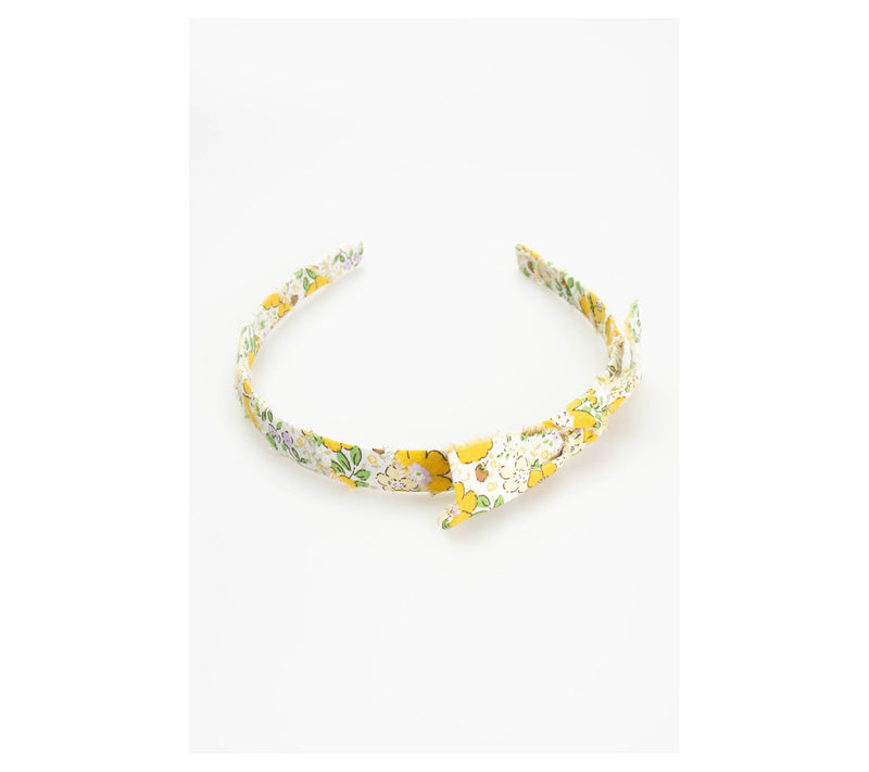 Violet & Brooks Charlotte Preppy Bow FloralHeadband — View 9