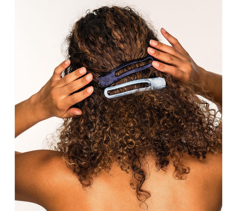 Violet & Brooks Sloane Satin Wrapped EverydayBig Clip Set — View 3