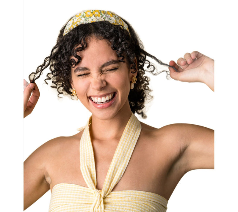 Violet and Brooks Charlotte Floral Headband — View 2