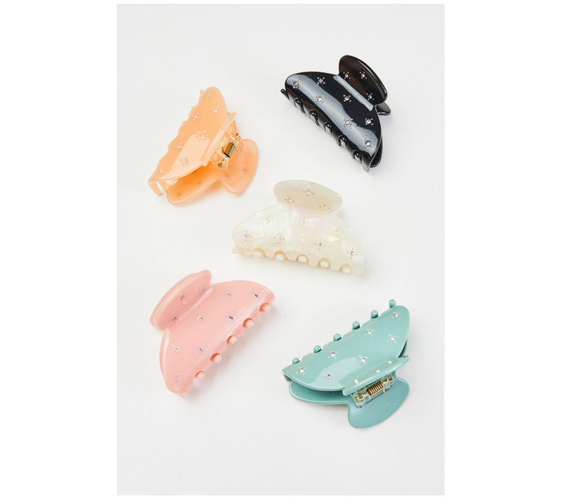 Violet & Brooks Stella Petite Crystal Hair ClawClip — Main view