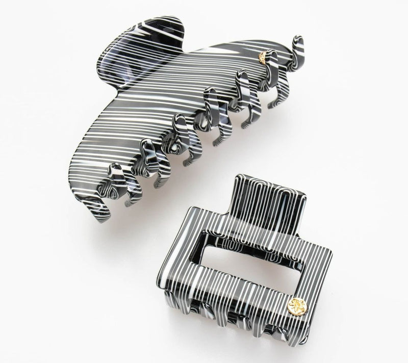 Violet and Brooks Samantha Acetate Everyday Hair Claw Clip Set — View 13