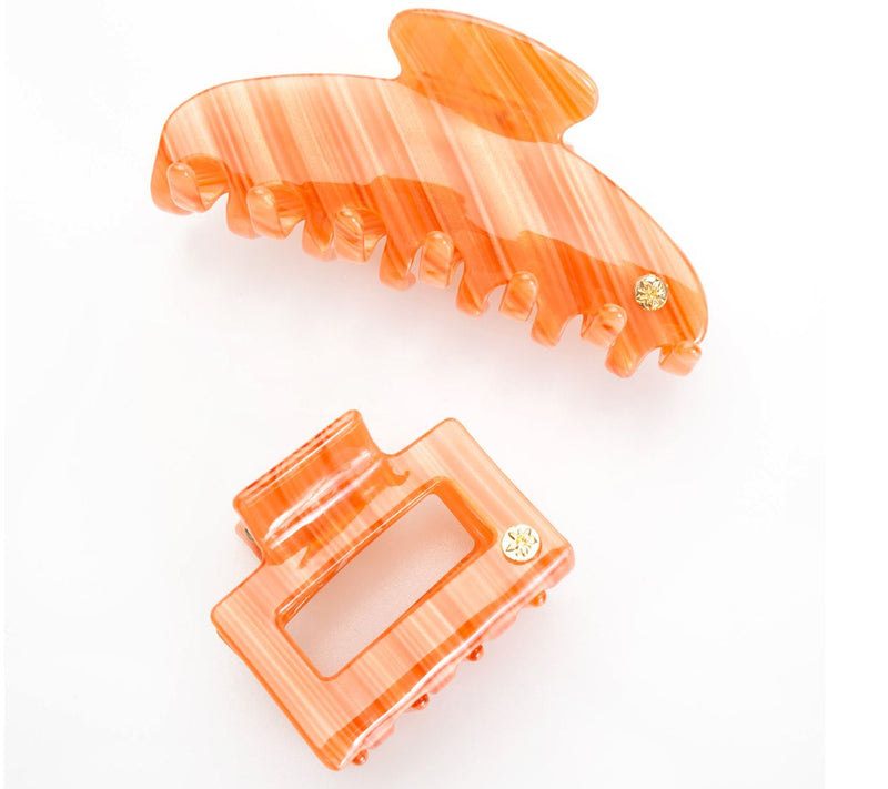 Violet and Brooks Samantha Acetate Everyday Hair Claw Clip Set — View 7