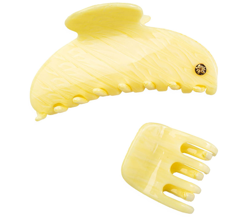 Violet and Brooks Samantha Acetate Everyday Hair Claw Clip Set — View 9