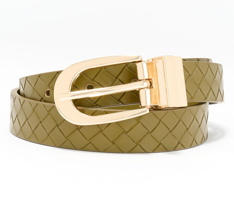 Complliments Reversible Basketweave Texture Belt — View 8