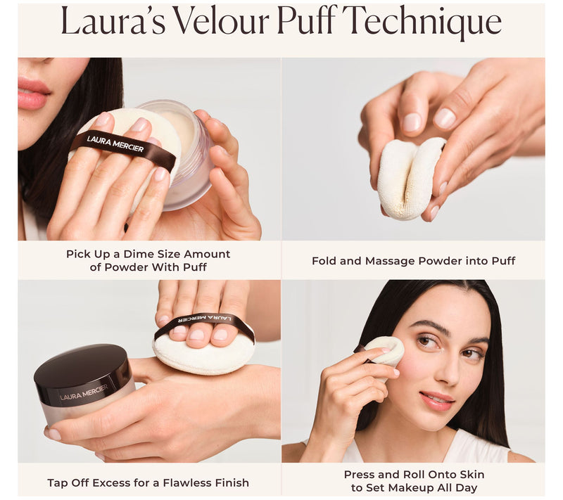 Laura Mercier Transluscent Loose Setting Powder and Puff — View 11