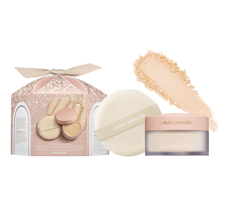 Laura Mercier Transluscent Loose Setting Powder and Puff — View 3