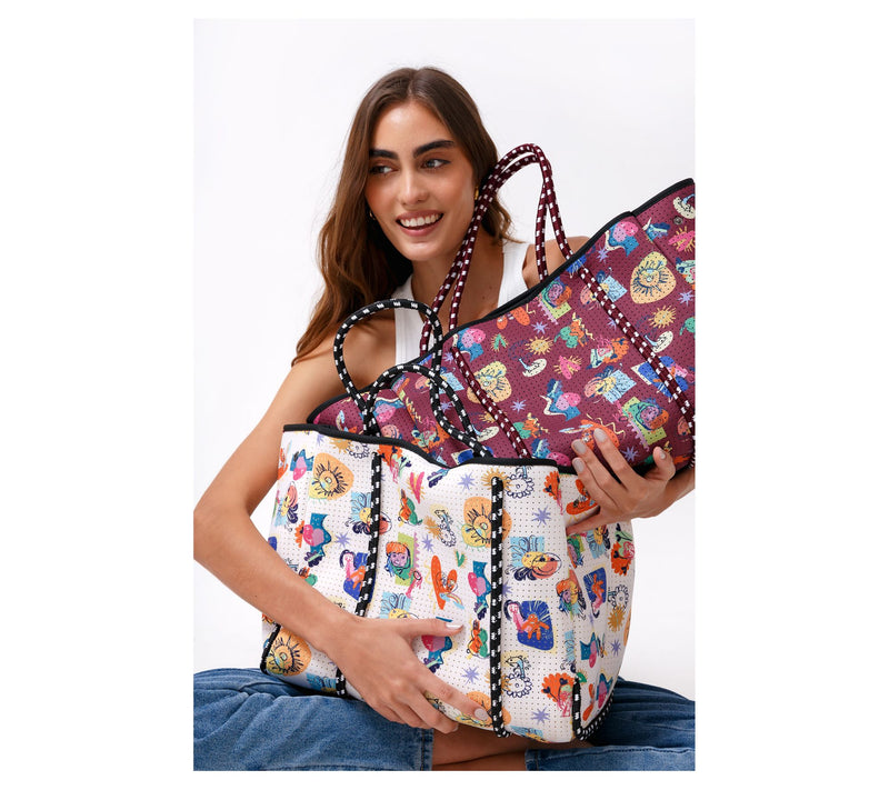 Pop Ups Brand Everyday Washable Tote w/ Pouch- Classics — View 64
