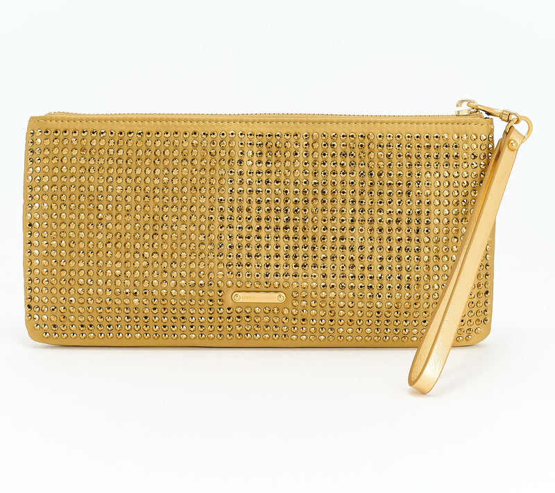 Rebecca Minkoff Large Crystal Pouch with Wristlet Strap — View 7