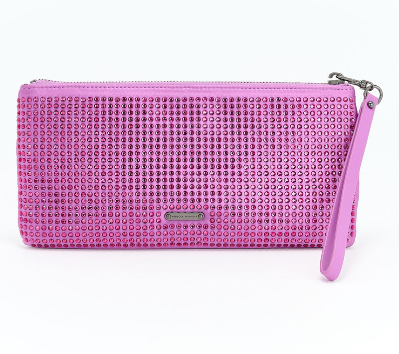 Rebecca Minkoff Large Crystal Pouch with Wristlet Strap — View 3