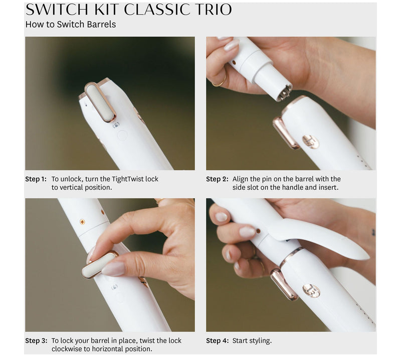 T3 Switch Kit Classic Trio Interchangeable Curling Iron — View 6
