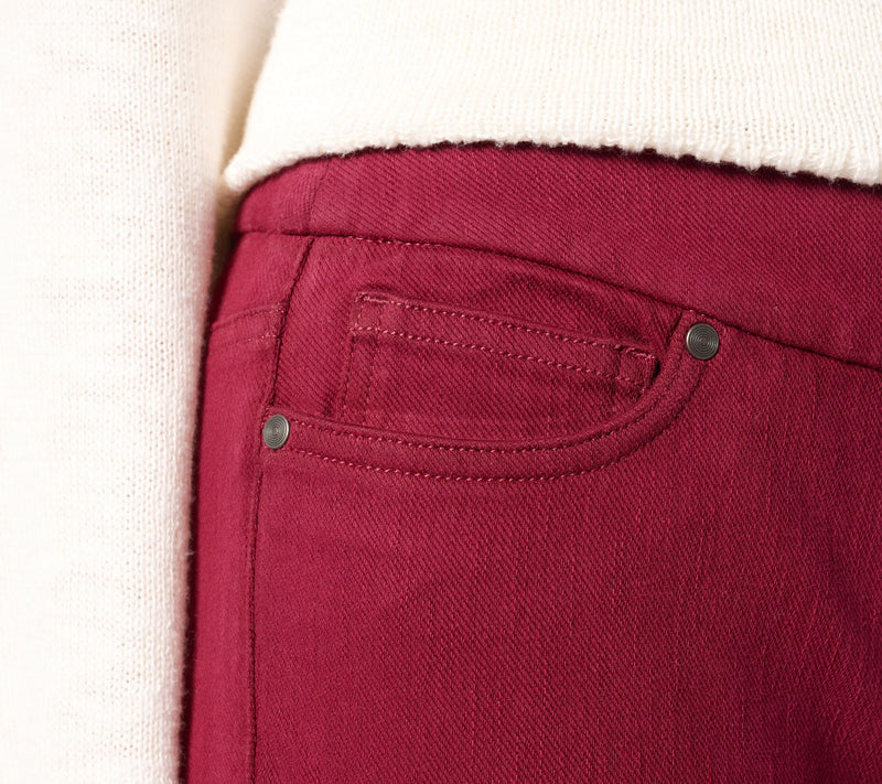 Coldwater Creek Regular Knit Denim Slim Leg Jeans — View 12