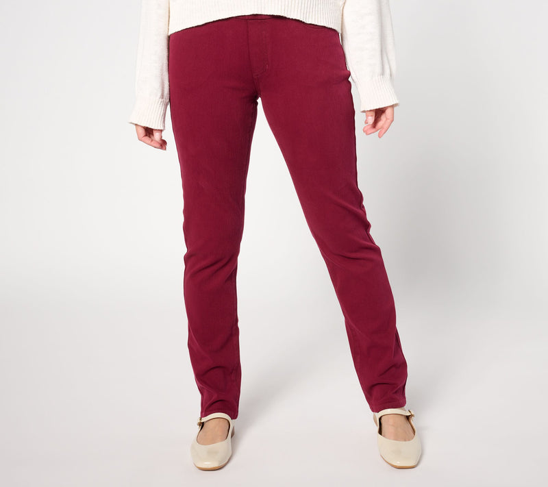 Coldwater Creek Petite Knit Denim Slim Leg Jeans — View 5