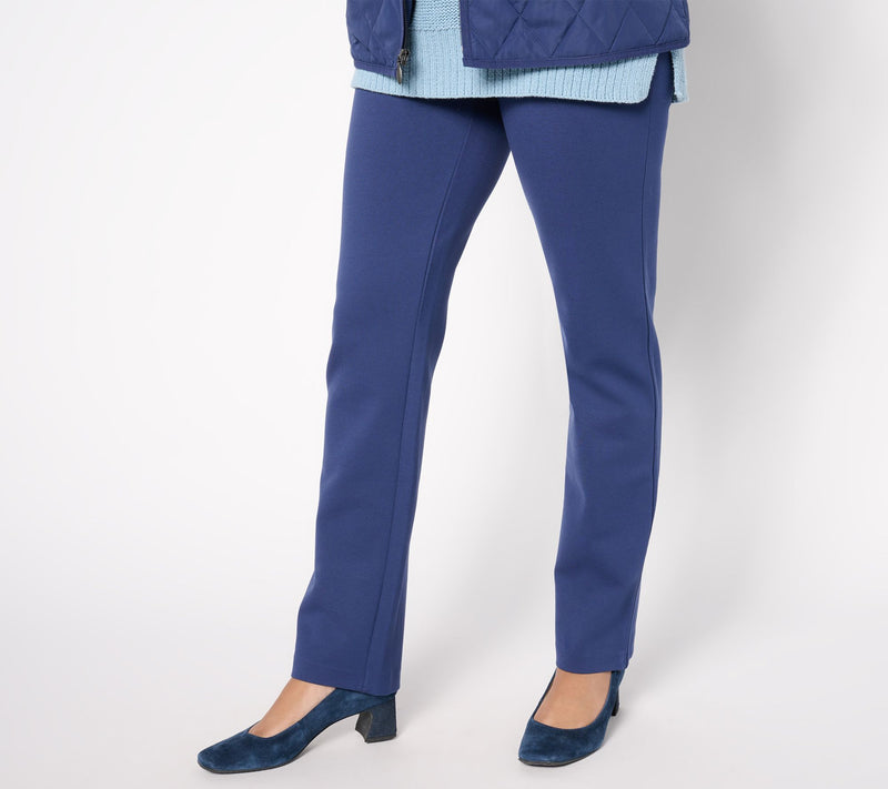 Coldwater Creek Regular Ponte Slim-Leg Pants — View 7