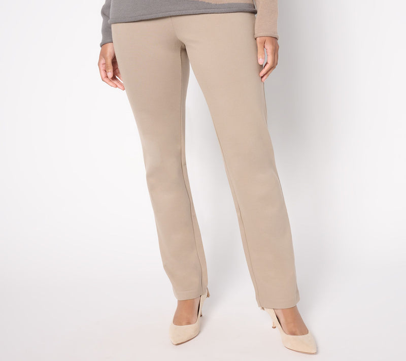 Coldwater Creek Regular Ponte Slim-Leg Pants — View 5