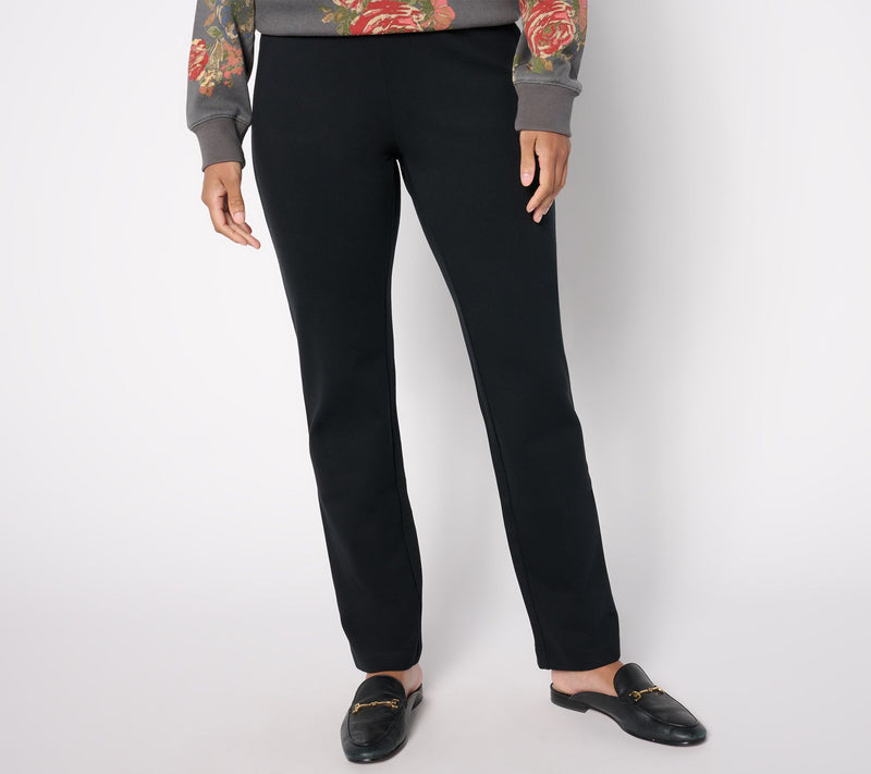 Coldwater Creek Petite Ponte Slim-Leg Pants — View 9