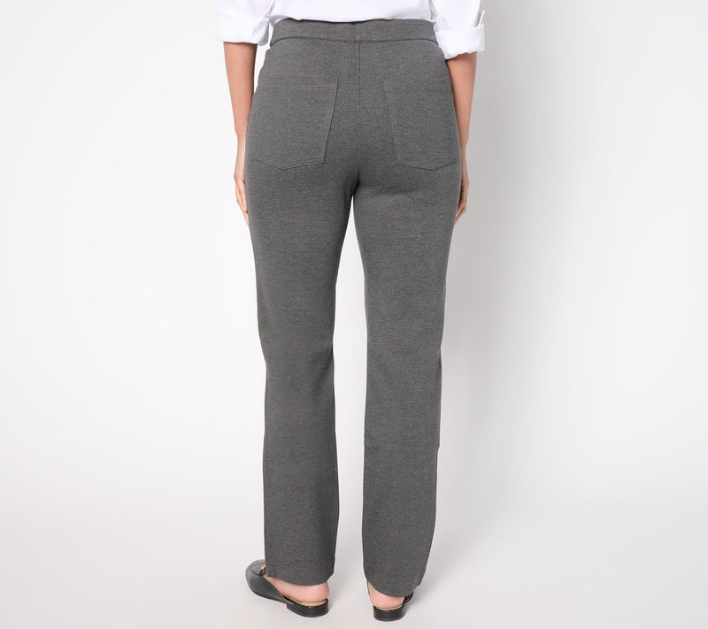 Coldwater Creek Petite Ponte Slim-Leg Pants — View 10
