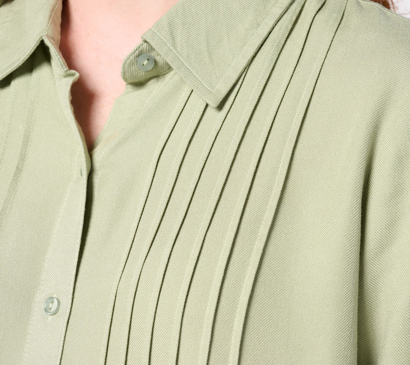 Coldwater Creek Soft Touch Pintuck Shirt — View 5