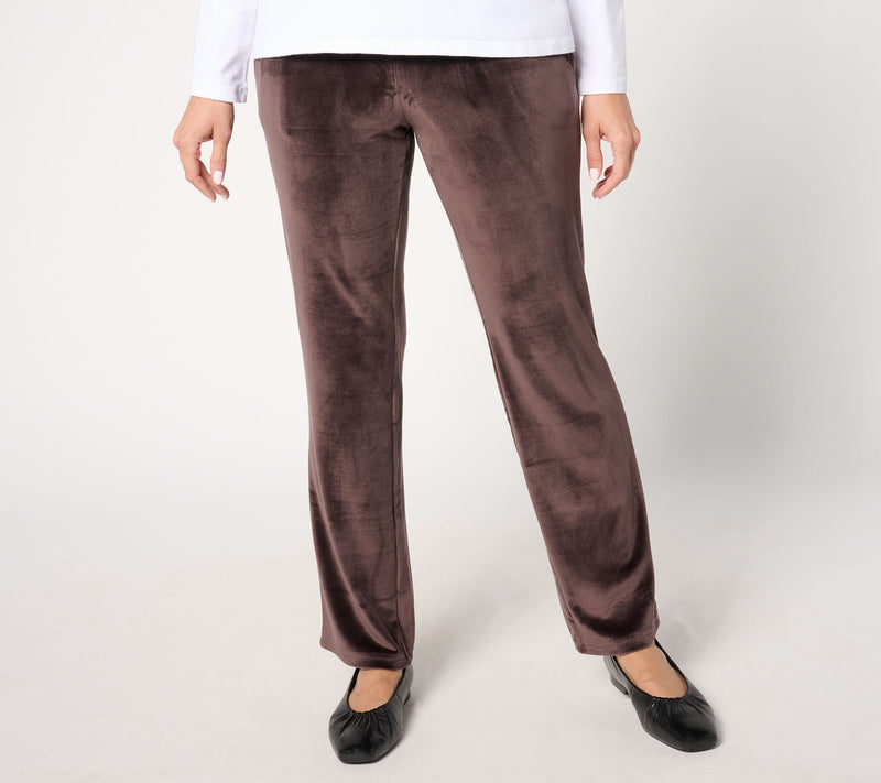 Belle by Kim Gravel Regular Belleour Straight-Leg Pull-On Pants — View 11
