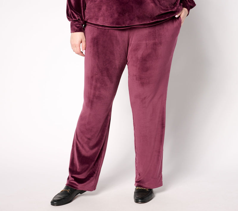 Belle by Kim Gravel Regular Belleour Straight-Leg Pull-On Pants — View 2