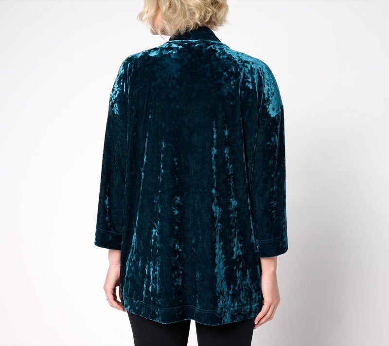 Belle Boho by Kim Gravel Crushed Velvet Topper — View 3