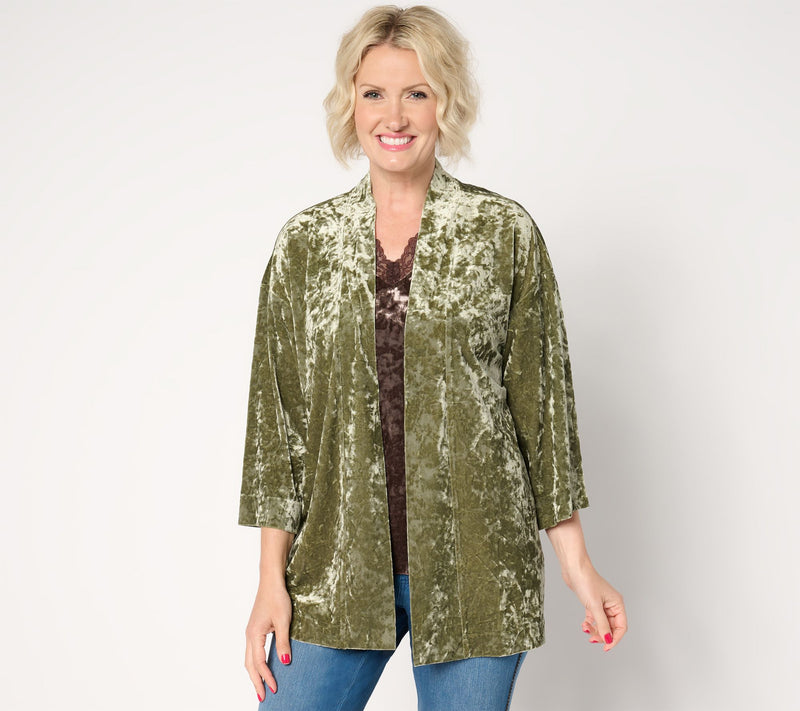 Belle Boho by Kim Gravel Crushed Velvet Topper — View 13