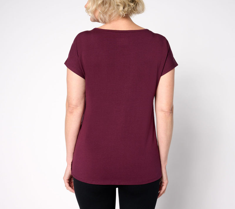 Jingle Belles by Kim Gravel Dress For Joy Cap Sleeve Bateau Neck Top — View 17