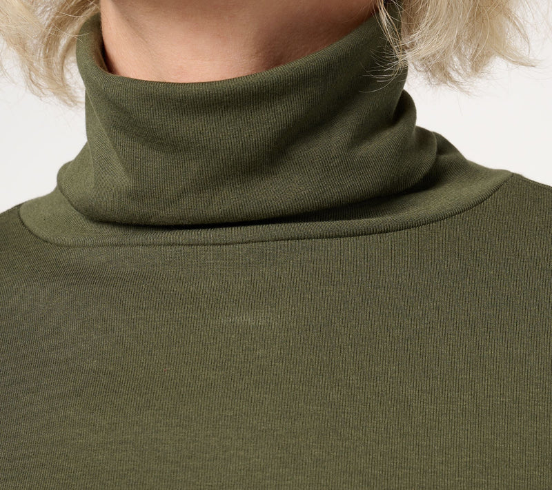 Belle by Kim Gravel TripleLuxe Micro Ribbed Turtleneck — View 23