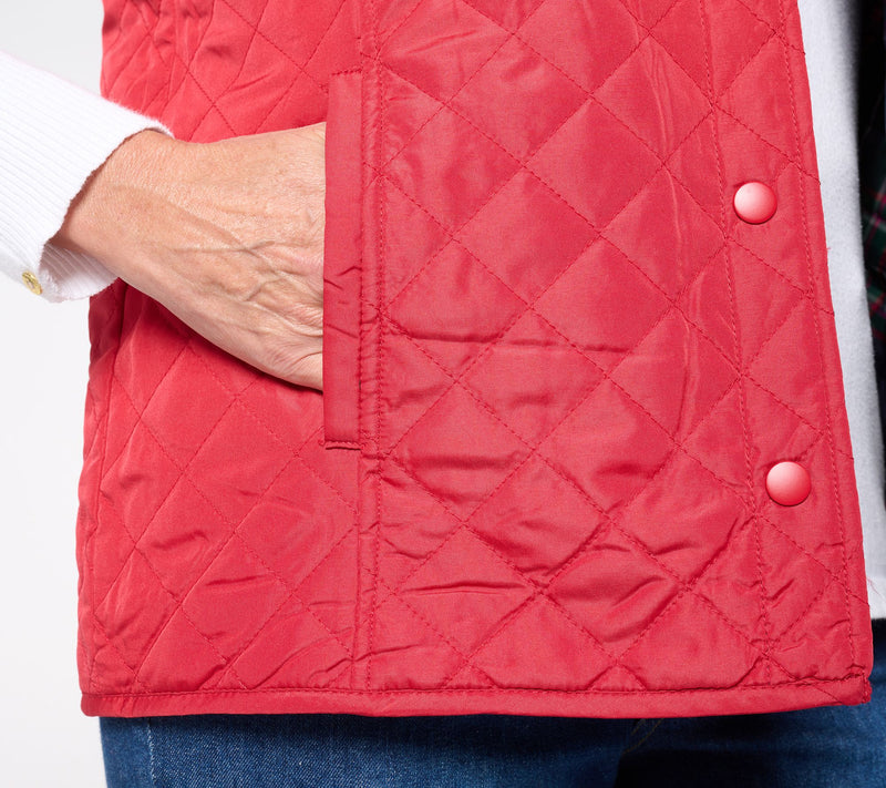 Jingle Belles by Kim Gravel Totally Tartan Reversibelle Vest — View 15