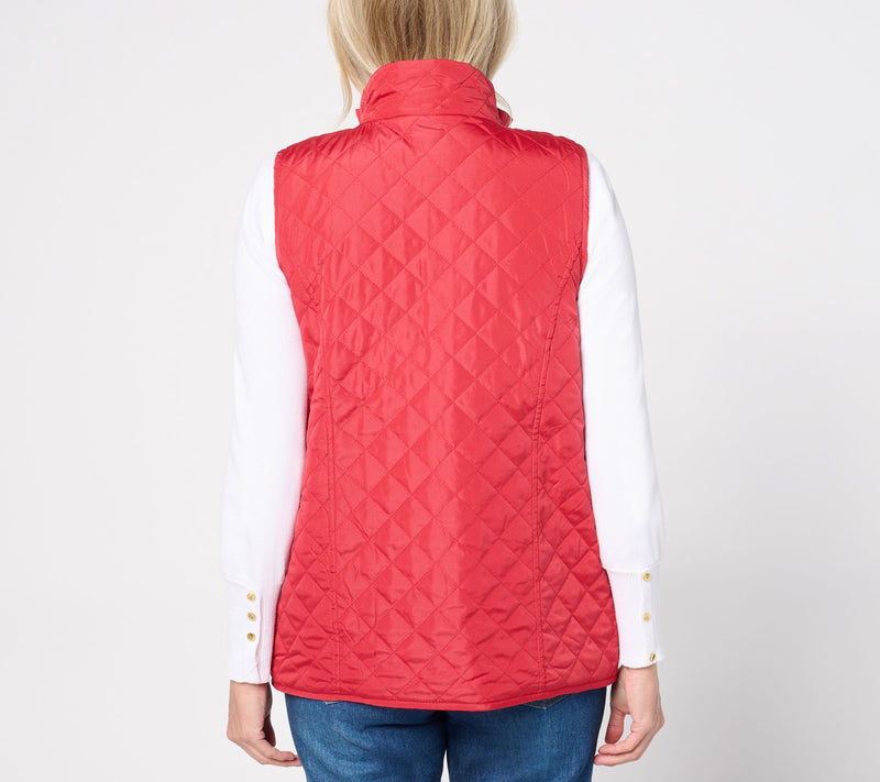 Jingle Belles by Kim Gravel Totally Tartan Reversibelle Vest — View 11
