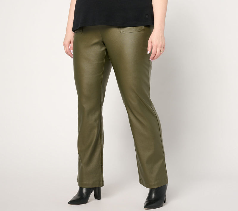 Belle by Kim Gravel Regular Rebelleious Coated Twill Baby Boot Pant — View 8