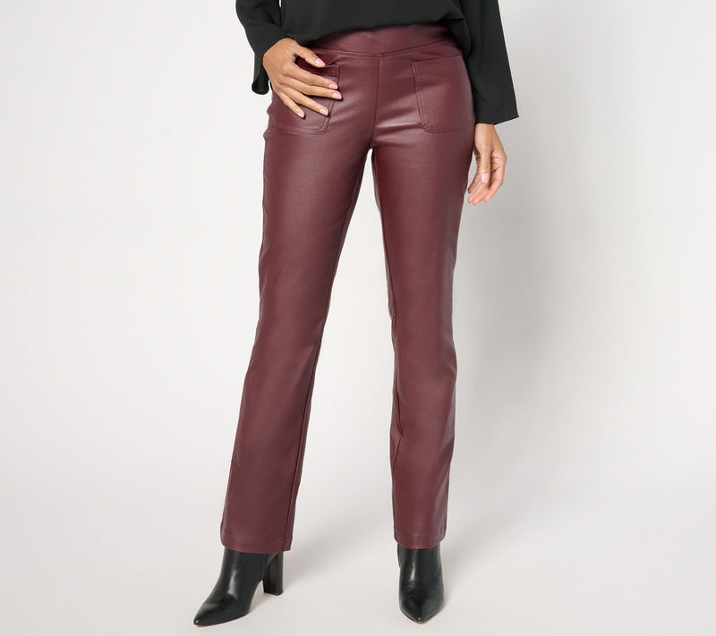 Belle by Kim Gravel Regular Rebelleious Coated Twill Baby Boot Pant — View 5