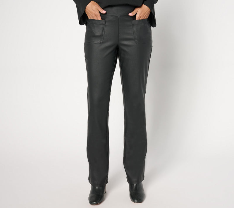 Belle by Kim Gravel Tall Rebelleious Coated Twill Baby Boot Pant — Main view