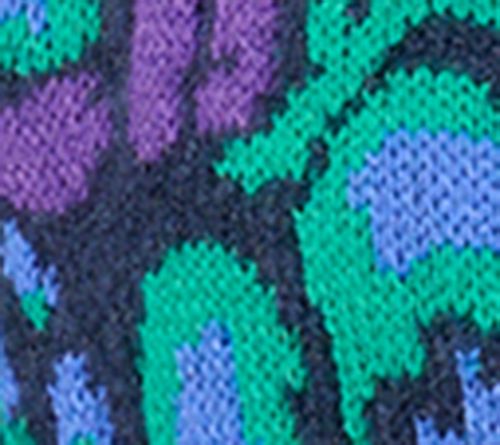 Women with Control Jacquard Cardigan w/ Fringe Hem — View 7