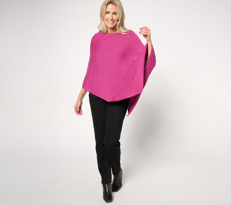 Complliments Cowl Neck Poncho — View 9