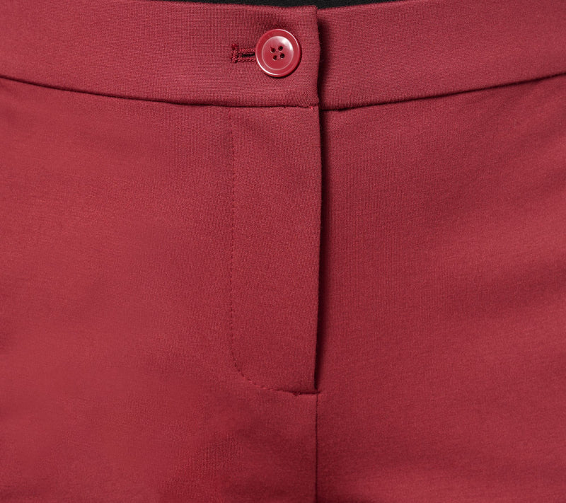 Tailored by Susan Graver Regular Sleek Ponte Straight Leg Trouser — View 16