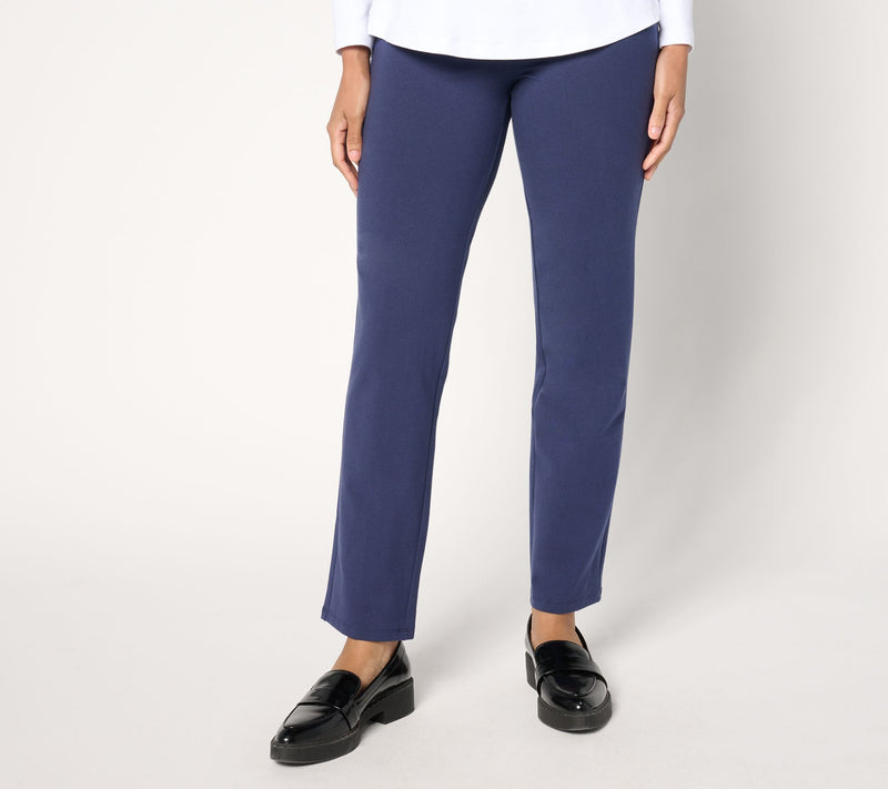 Women with Control Regular Tummy Control TUSHY LIFTER Slim Leg Pants — View 3