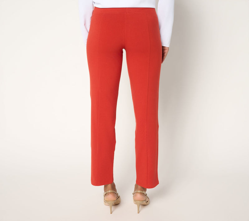 Women with Control Regular Tummy Control TUSHY LIFTER Slim Leg Pants — View 12