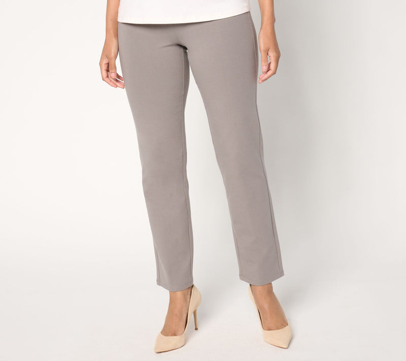 Women with Control Regular Tummy Control TUSHY LIFTER Slim Leg Pants — View 7