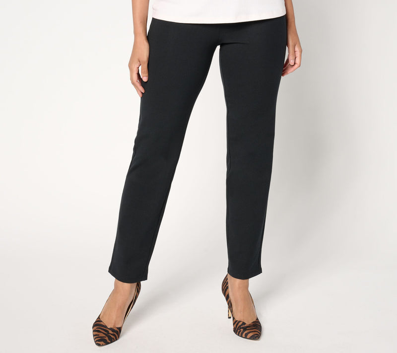 Women with Control Tall Tummy Control TUSHY LIFTER Slim Leg Pants — View 9